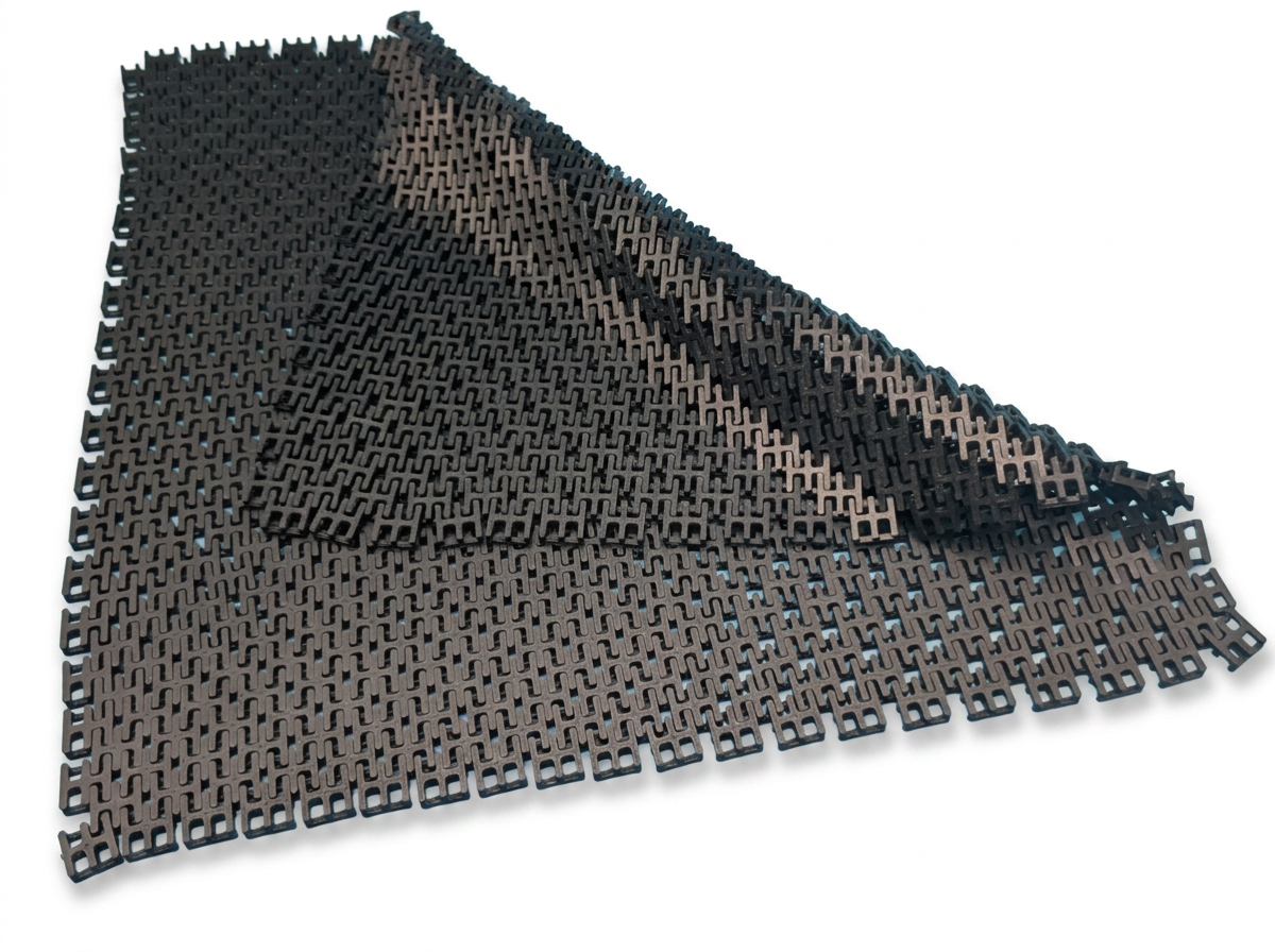 3D Printed Chainmail Fabric — 3D printed