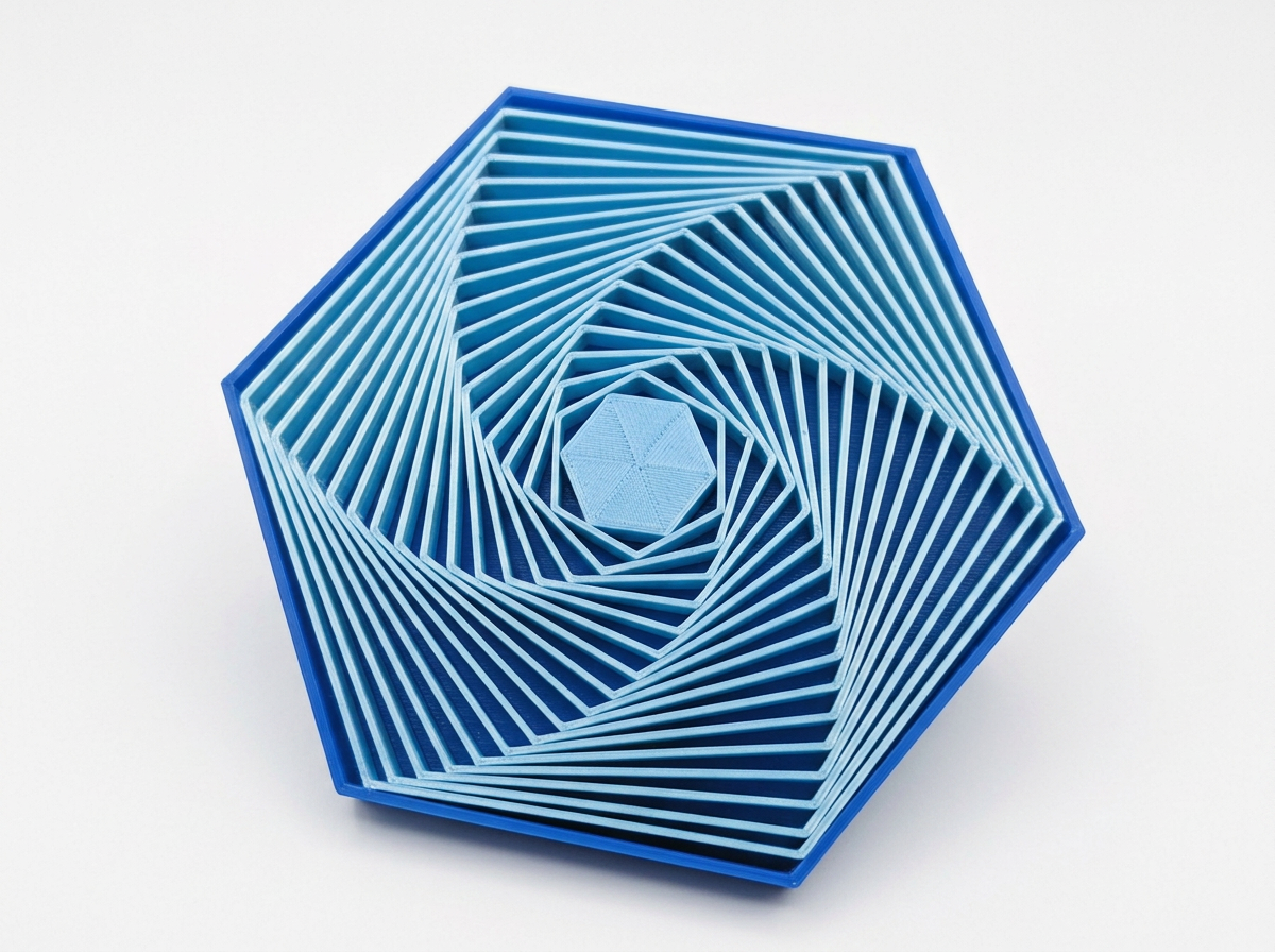 Spiral Fidget — 3D printed