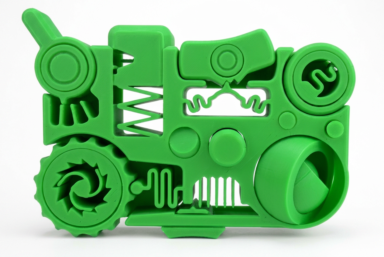 12-in-1 Fidget Board — 3D printed