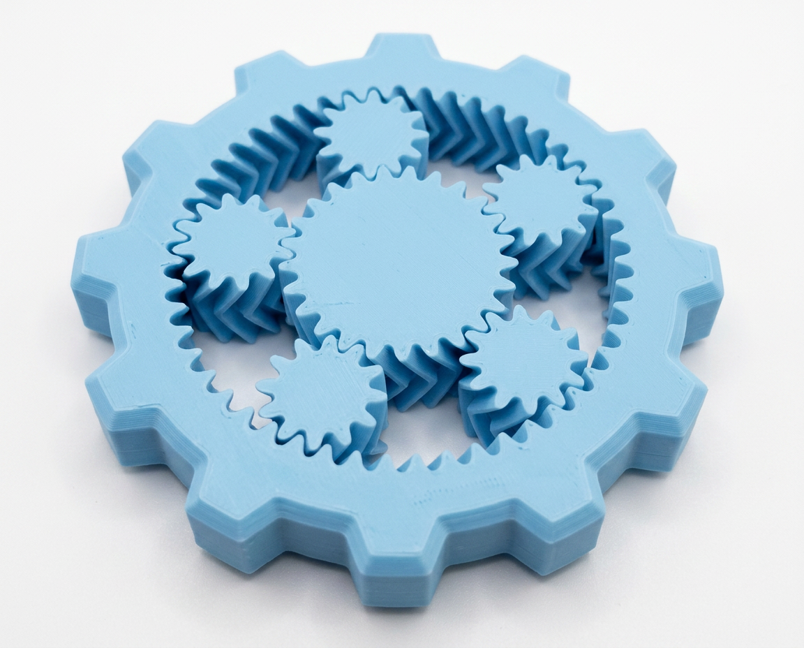 Planetary Gear Fidget — 3D printed