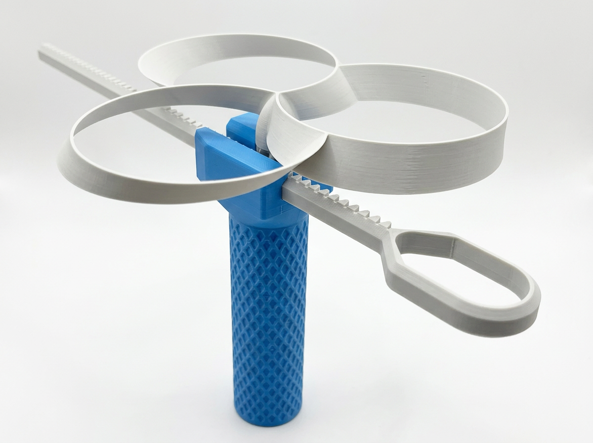 Pull Copter — 3D printed