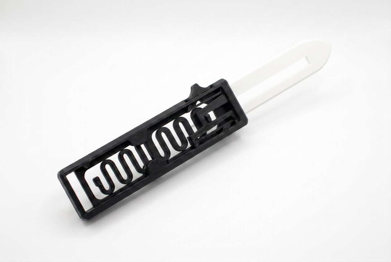 Spring-Loaded Blade — 3D printed